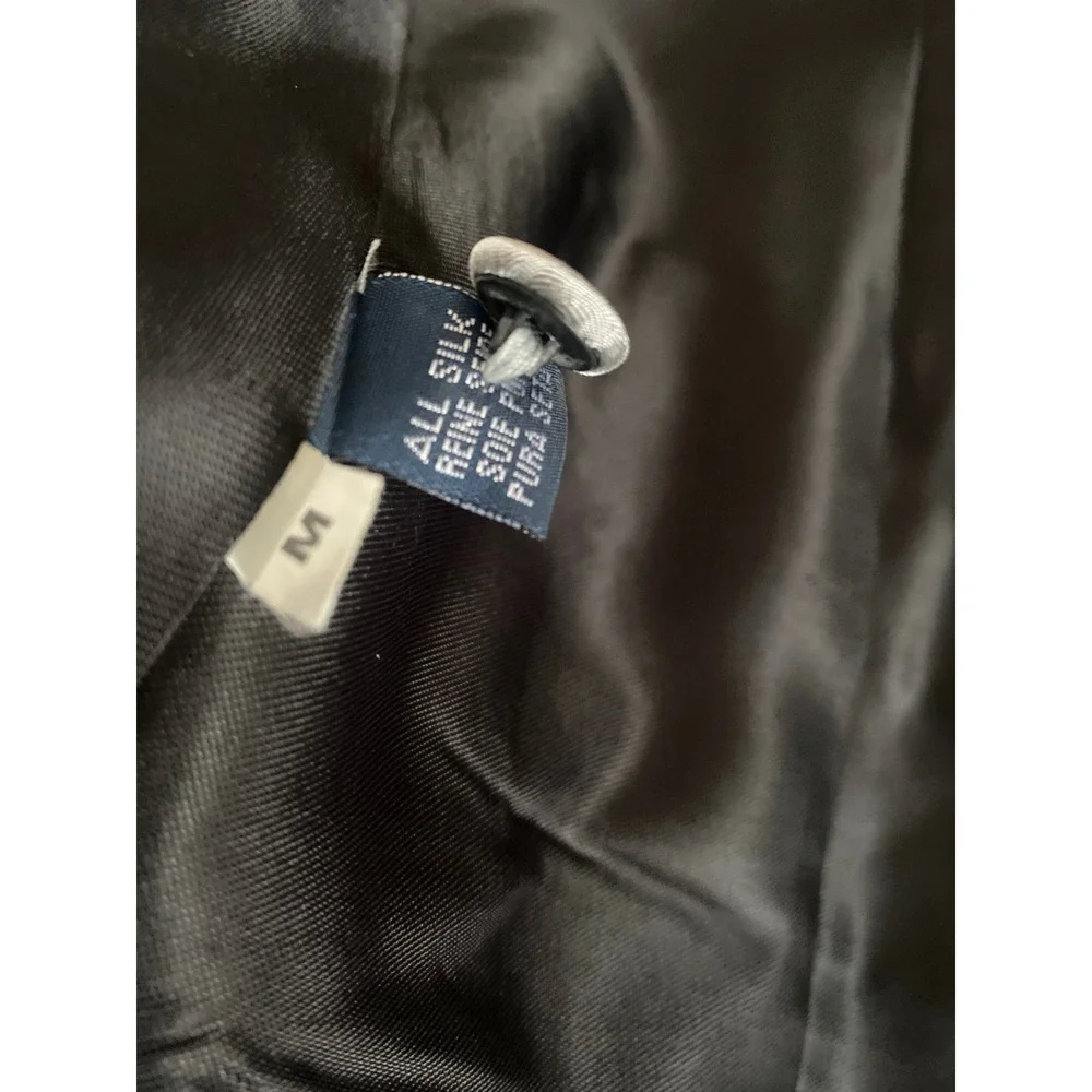 Burberrys Mens Vintage 100% Silk Waistcoat Vest Silver Grey Formal Size M